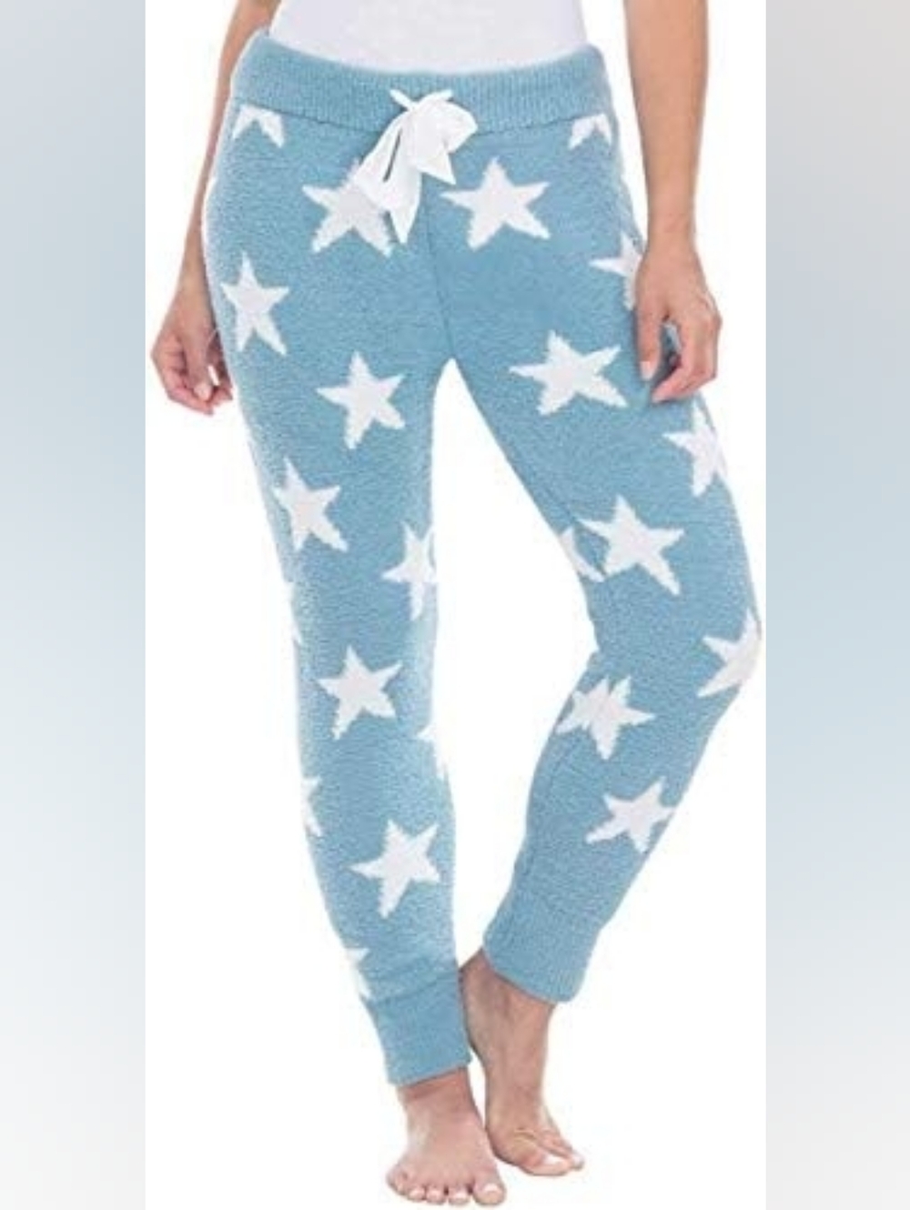 Honeydew Intimates Ultra Soft Chenille Cozy Lounge Legging "Lovebird Stars"